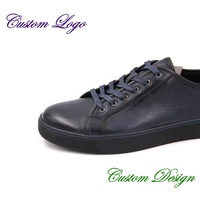 Chaussures basses pour hommes, fabriquées à la main, respirantes et plates, confortables, en cuir de vache, pour la marche et le travail, OEM ODM