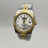 Montre mécanique de luxe pour hommes, best-seller, diamant, mouvement automatique NH35, acier inoxydable 904L