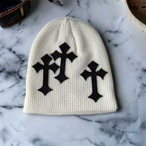 Gorro de Invierno de Jacquard Acrílico Unisex con Logotipo Personalizado al por Mayor, Gorro de Esquí Cálido para Mujeres y Niños, Gorro de Punto Jacquard con Estampado Completo - Product Image 1