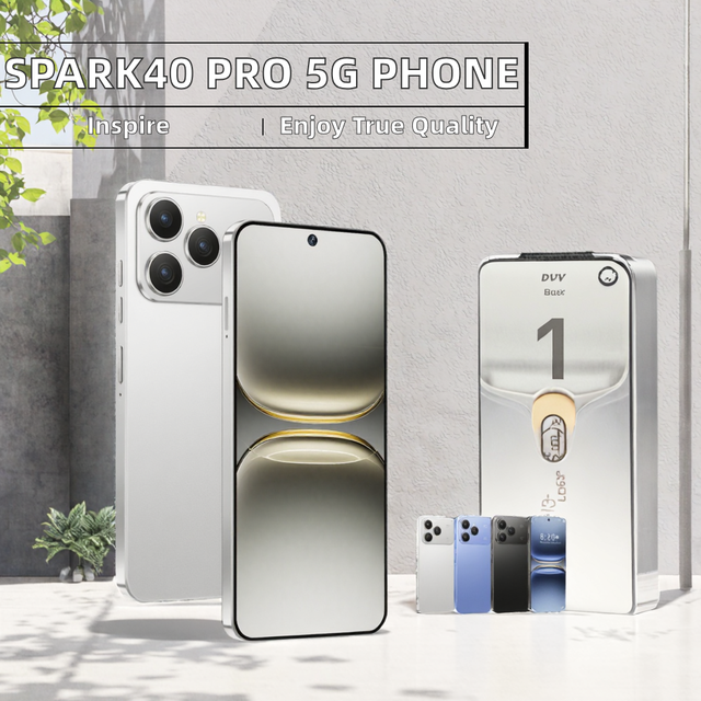 New Tecno Oem Spark40 Pro 5G LTE CDMA Octa Core 108MP Camera 16GB RAM >7" Screen Android 14 Smartphone Dual SIM 7000mAh Battery