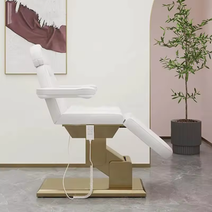 Cama de Masaje Eléctrica de Lujo Dorada para Estética, Cosmética, Spa y Tratamientos Faciales - Product Image 5
