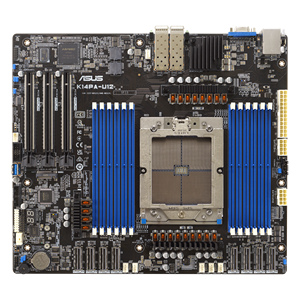เมนบอร์ดเซิร์ฟเวอร์รุ่น K14PA-U12 รองรับการ์ดจอแบบ Dual-slot สองตัว, 12 DIMM DDR5, ไดรฟ์ NVMe 16 ช่อง และรองรับ ASMB11-iKVM แบบรวมในตัว รองรับ AMD E - Product Image 2