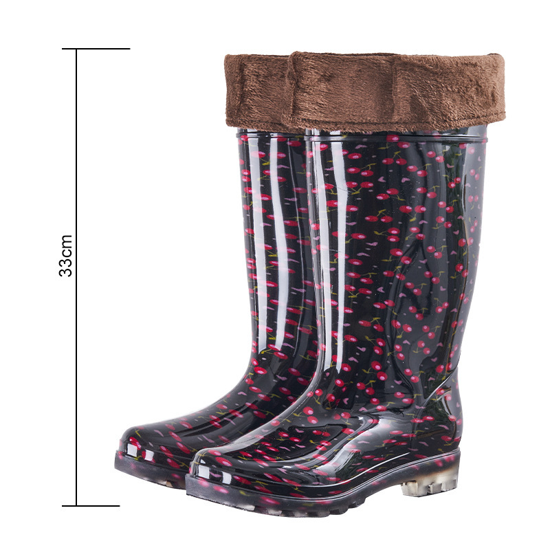 B- 226 cherry fleece-lined black
