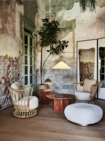 Lampe suspendue en tissu rond de style moderne, design artistique, abat-jour en toile Paavo Tynell, luminaire suspendu d'intérieur, lustre pour villa, hôtel