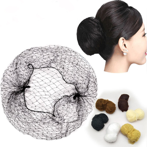 MIO 20 piezas por paquete Ballet Hair Net Mesh Desechable Nylon Mesh Hair Net Nylon Cap <span class=keywords><strong>para</strong></span> mujeres niñas baile Cosplay Hairnet elástico - Product Image 1