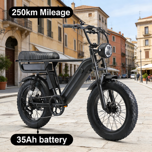 Vélo Électrique Pliant Urbain 20'' avec Pneus Larges, Batterie 48V 15AH*20AH, Vélo Tout-Terrain Électrique pour Ville et Montagne, Disponible en Entrepôt UE - Product Image 1