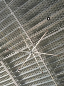 Moteur PMSM IE5 pour ventilateurs de plafond industriels HVLS de 7,3 m (24 pieds), alimentation CA, 380 V, pour usine laitière, en alliage d'aluminium et de magnésium - Product Image 5