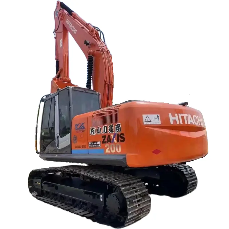 Original Japan Used Excavator Hitachi ZX200 Second Hand Heavy Big Excavator Hitachi 20 tons Construction Machine for Sale