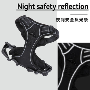 Harnais pour chien de grande race, sangle de poitrine réglable pour labrador et golden retriever - Product Image 5