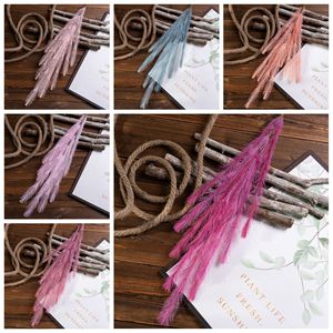 Fleur artificielle Ins à branche unique, rose champagne, rose clair, bleu lac, rose foncé, rose rouge, orange, pour décoration de mariage - Product Image 3