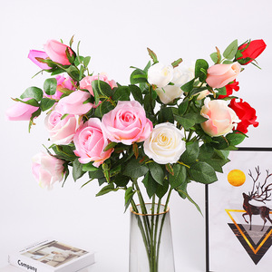 Rosas Artificiales de Alta Fidelidad, Multicolores, Simulación, Decoraciones para Bodas y Hogar - Product Image 3