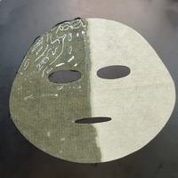 Y573 Masque facial vert en gaze médicale réparatrice, blanchissante et hydratante en profondeur, en fibre végétale biodégradable de cactus