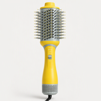 Outils de coiffage électriques professionnels 3 en 1 multifonctions, lisseur de cheveux, peigne, boucleur, brosse à air chaud