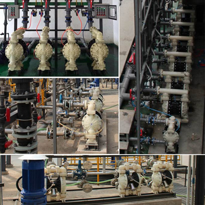 AOK-25 PP nhựa không khí hoạt động đôi màng bơm khí nén màng bơm - Product Image 6