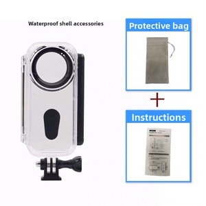 Funda impermeable para <span class=keywords><strong>Insta360</strong></span> <span class=keywords><strong>ONE</strong></span> <span class=keywords><strong>X</strong></span>, a prueba de salpicaduras, a prueba de polvo, a prueba de lluvia, a prueba de golpes, carcasa protectora, accesorio para cámara de acción - Product Image 6