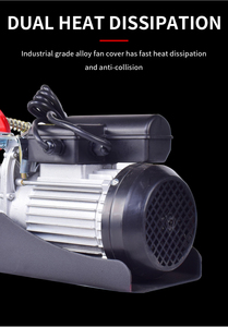 Mini palan électrique 120V Moteur monophasé/triphasé Capacité de levage 500 kg/1000 kg Construction métallique Petit palan à câble - Product Image 4