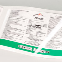 Label imperméable résistant à la déchirure de label de livret de Re-Peelable de produit chimique pour les produits chimiques agricoles