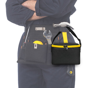 Tool Bag Tool Messenger Bag With Adjustable Shoulder Strap Zipper Closure Universal Tool Storage Yellow - Product Image 1