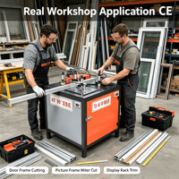 Prix attractif : Machine à couper le bois à 45, 90 et 120 degrés, coupeur d'angles pour cadres, machine à découper les cadres photo