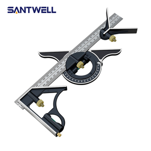 Équerre combinée horizontale multifonction en <span class=keywords><strong>aluminium</strong></span>, règle d'angle droit 90 degrés pour <span class=keywords><strong>menuiserie</strong></span>, bricolage et travail du bois OEM - Product Image 1