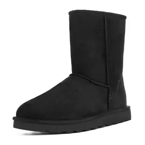 Custom Winter Faux Suede Fur Women Sheepskin Shoes Keep Warm New Designs Platform Snow Boots