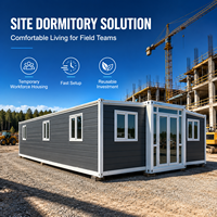 Maison conteneur extensible préfabriquée modulaire pour bureau, habitation et hébergement d'invités