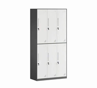 Armoire de rangement autoportante en acier verrouillable – Solution de stockage personnelle pour appartement, chambre et usage domestique