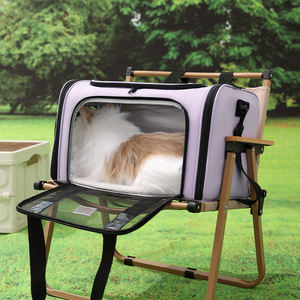 Açık köpek kullanımı için taşınabilir küçük köpek taşıma çantası su geçirmez nefes Polyester katlanabilir fermuar kapatma - Product Image 6