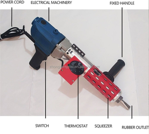 Pistolet d'extrusion électrique pour la réparation du caoutchouc, idéal pour le rechapage des pneus et l'application de bandes de caoutchouc - Product Image 2