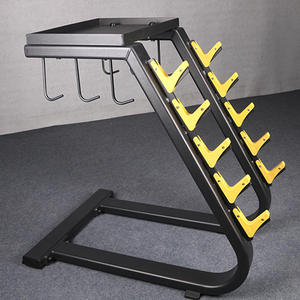 Support de Rangement Commercial en Métal pour Haltères de Gymnastique – Organisateur Réglable pour Équipement de Sécurité - Product Image 2