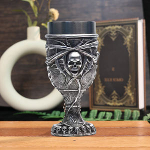 Nueva copa <span class=keywords><strong>de</strong></span> esqueleto <span class=keywords><strong>de</strong></span> <span class=keywords><strong>muerte</strong></span> MBA31 3D Relief Demon Skull Copo Copa <span class=keywords><strong>de</strong></span> <span class=keywords><strong>vino</strong></span> creativa <span class=keywords><strong>de</strong></span> acero inoxidable para fiesta - Product Image 6