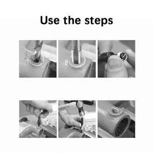 131 pièces nouveau Type outils de réparation de filetage en laiton titane fil filetage réparation kit d'outils <span class=keywords><strong>à</strong></span> main ensemble - Product Image 5