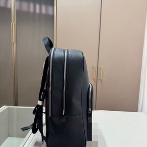 77 Men's Genuine Leather <b>Backpack</b> Black 13 Inches Top Grain Cowhide Business Travel <b>Laptop</b> <b>Backpack</b> - Product Image 2