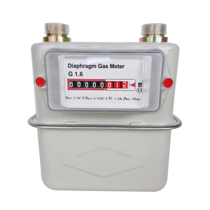G1.6/G2.5/G4 Membrana Diafragma mecánico Carcasa de acero Medidor de gas Uso doméstico - Product Image 1