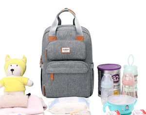 Waterproof Fashion Large Capacity Mommy Diaper <strong>Change</strong>, Multi-functional Outdoor Travel Baby New Mother Diaper Bag Backpack - Product Image 6