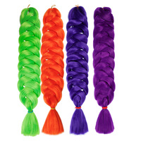 Extension de cheveux tressés synthétiques Jumbo, vente en gros, X-P