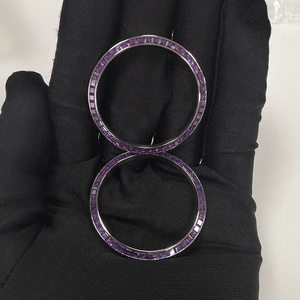 Viền Đá Quý Màu Tím Làm Thủ Công Gắn Đá Quý Tự Nhiên Hoặc Tổng Hợp Và Phòng Thí Nghiệm Trồng Màu Khác Nhau Cho Datejjust Viền Đồng Hồ 36Mm - Product Image 2
