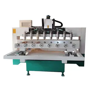 China Price Multi Head 4 6 8 10 12 Rotary ATC 5 Axis 3D Wood Korea CNC Router Machine