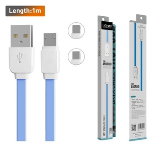 Câble <span class=keywords><strong>USB</strong></span> <span class=keywords><strong>Micro</strong></span> Type-C LDNIO XS-07 en caoutchouc pour téléphone portable, chargeur <span class=keywords><strong>USB</strong></span>, câbles de données pour <span class=keywords><strong>iPhone</strong></span> - Product Image 1