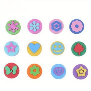 Hchwenh ฟองน้ำทำจากโฟม EVA ชุด12ชิ้นพร้อมตราประทับดีไซน์สำหรับเด็ก - Product Image 6