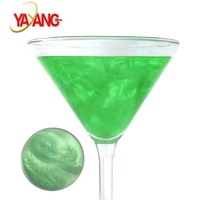 Poudre de spiruline bleue comestible, poussière lustrée, sucre, barbe à papa, bombe scintillante pour boisson, cocktail, perle