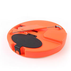 Dispositif <span class=keywords><strong>de</strong></span> pêche automatique en plastique orange avec drapeau rouge, plateforme <span class=keywords><strong>de</strong></span> pêche sur glace, équipement <span class=keywords><strong>de</strong></span> pêche hivernale sur surface glacée - Product Image 6