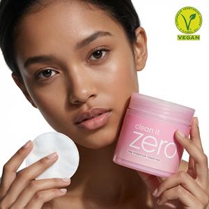 Clean It Zero Pink Hydration Toner Pad 70P, para Todo Tipo de Piel, Fórmula Vegana K-Beauty - Product Image 2