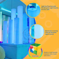 Fly firm Dynamic Light Column Sensorisches Sofa garnitur mit Rainbow Cube Remote - Learning mit 6 lebendigen Farben und interaktiver Röhre