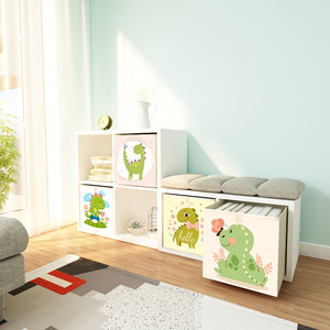 Práctico Animal Kid Baby Children Toy Bins Organizador Cubos de almacenamiento de tela plegable - Product Image 1
