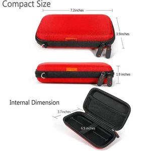 Small Gadgets Storage Pouch Bag <b>Hard</b> Shell Protective Carrying Case for External <b>Hard</b> <b>Drive</b> Electronics Tech Organizer - Product Image 3