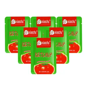 优质中国工厂香包番茄酱30g 22%-28%，制造商提供最优惠的袋装价格