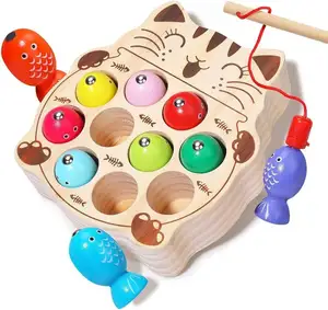 Dewang Wooden Fishing Game Toys Ddp Door To Door China Shipping To Canada For Sale Educational Toys