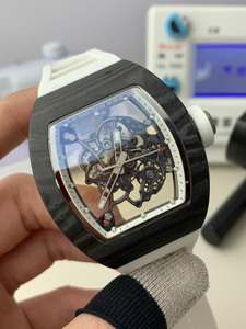 Luxurious high-end carbon fiber 055 tourbillon <b>skeletonized</b> waterproof men's <b>automatic</b> mechanical <b>watch</b> - Product Image 2