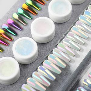 <span class=keywords><strong>Poudre</strong></span> acrylique de luxe pour nail art, pigment magnétique blanc clair effet <span class=keywords><strong>porcelaine</strong></span> pour nail art DIY - Product Image 2